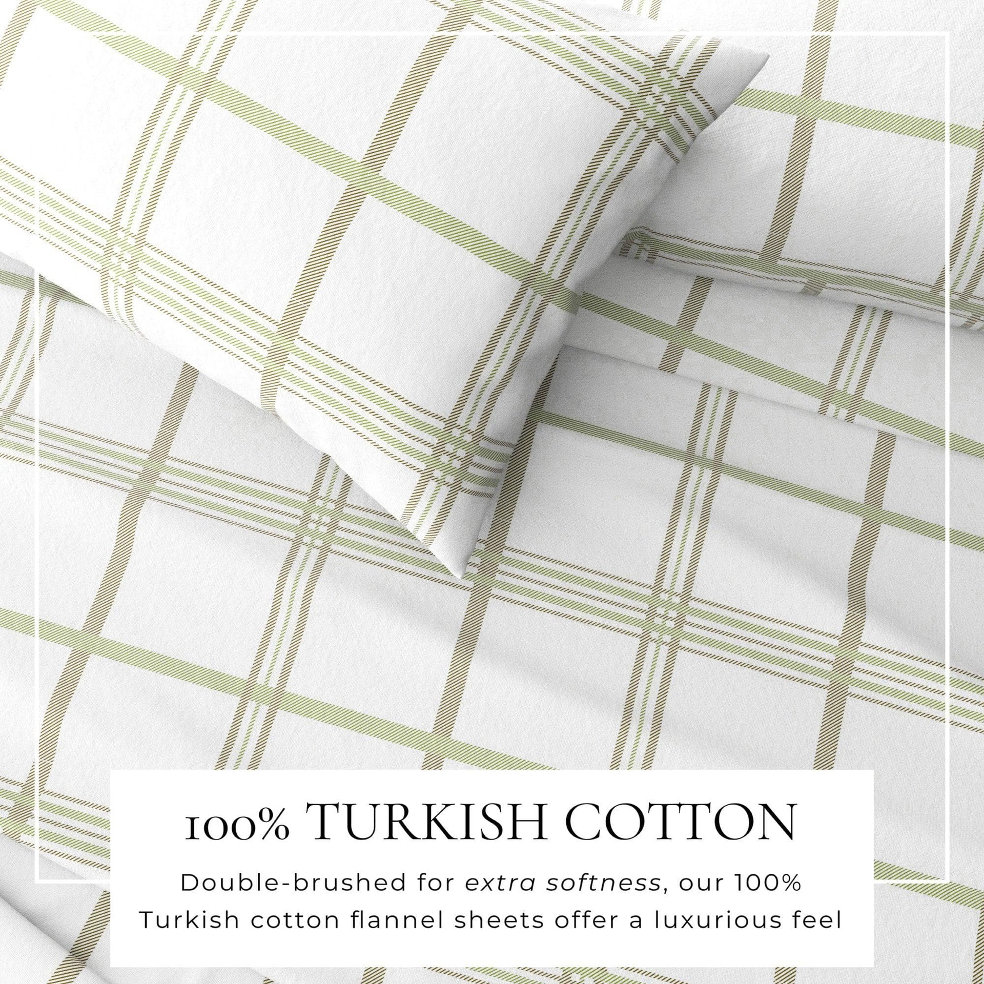 Turkish Cotton Flannel Sheet - Belle Collection