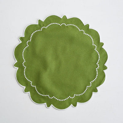 HARMONY GREEN ROUND PLACEMAT (Set Of 4)