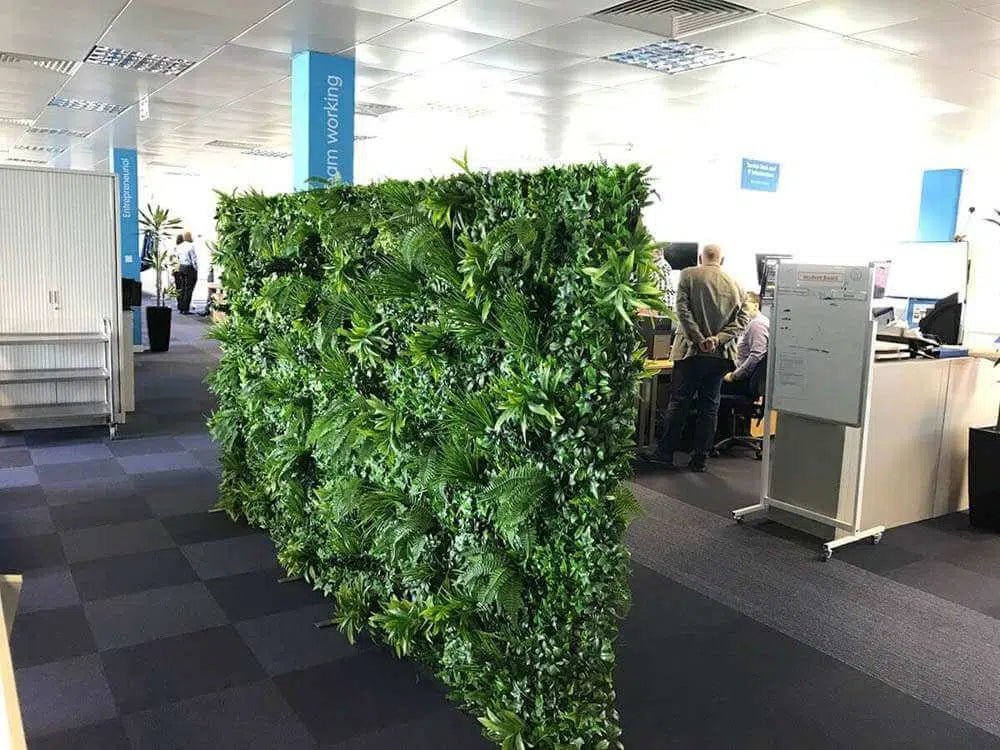 Green Tropics Artificial Vertical Garden Green Wall Panel 40×40in 11 SQ FT – UV Resistant – Commercial Grade