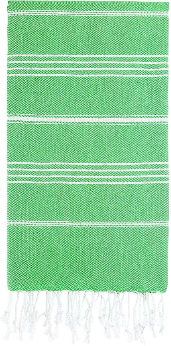 Monaco Turkish Cotton Hand Towel – Lightweight Quick Dry Bathroom, Kitchen & Travel Towel, Luxury Organic Turkish Towel