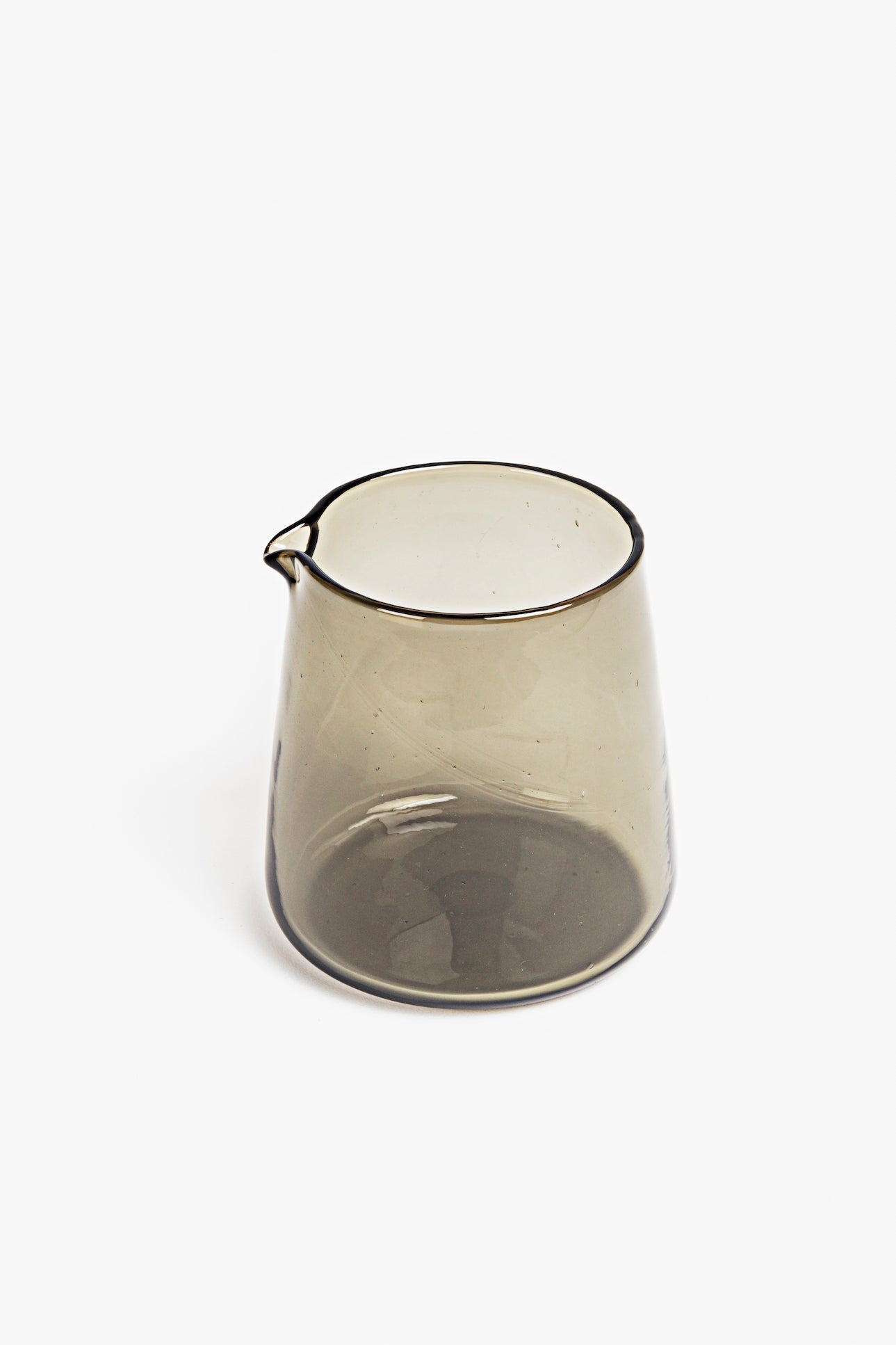 Grey Glass Blown Handmade Water Jug