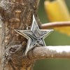 Devil Satan Smile Stainless Steel Pentagram Necklace - With Chain