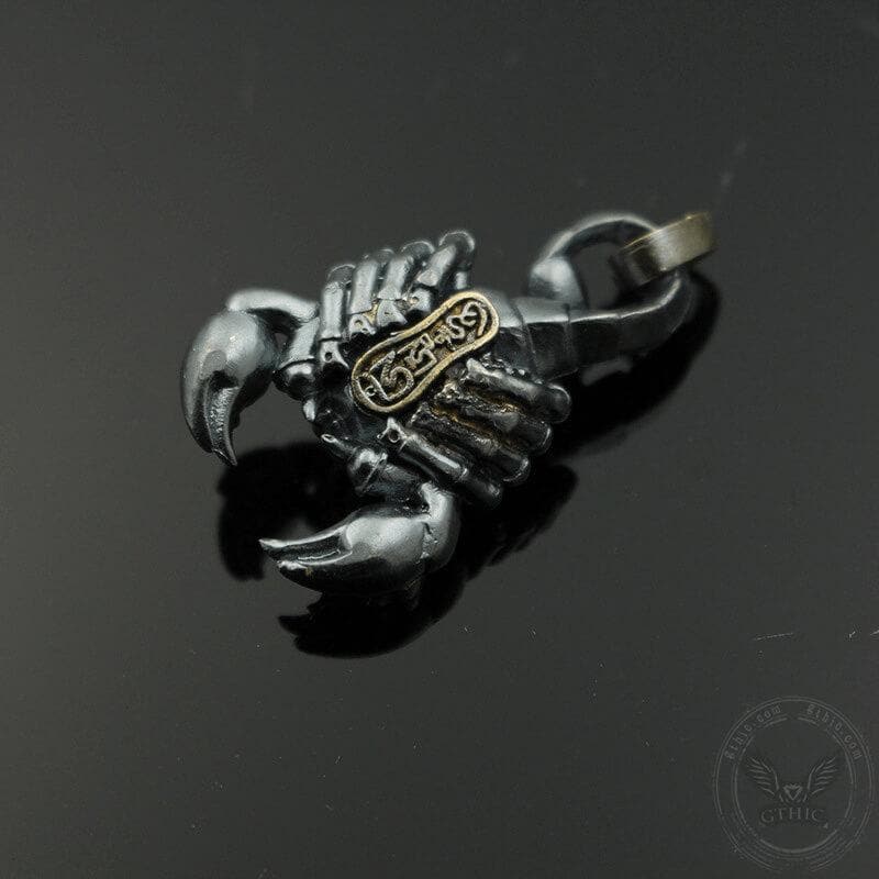 Blazing Scorpion Copper Animal Pendant