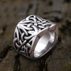 Celtic Knot Stainless Steel Viking Ring - A / 7