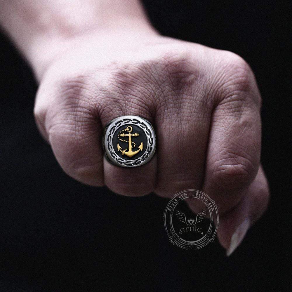 Anchor Stainless Steel Marine Ring