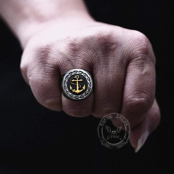 Anchor Stainless Steel Marine Ring