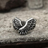 Angel Wing Stainless Steel Beast Ring