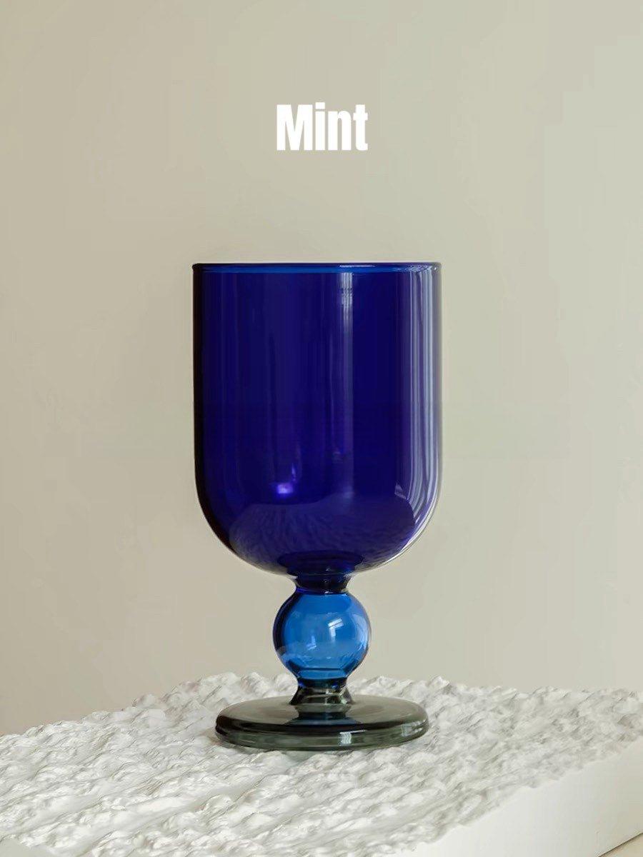 Gumballs Wine Glass Set - Eclectic Whimsical Coloured Cocktail Glasses