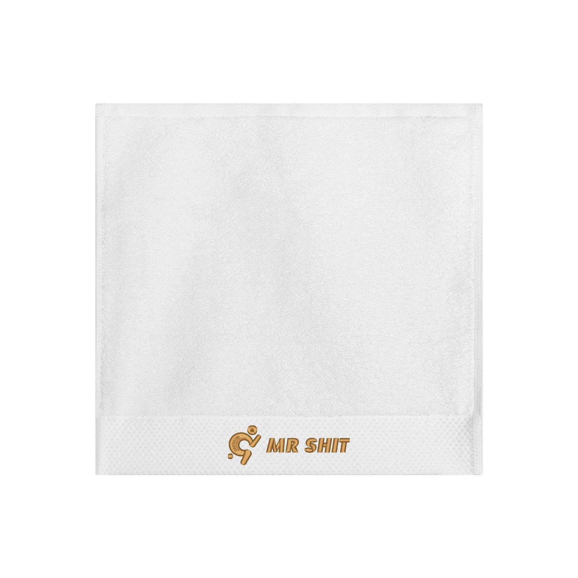 Gym Towels - Square Embroidered - Mr Shit - Gold Logo