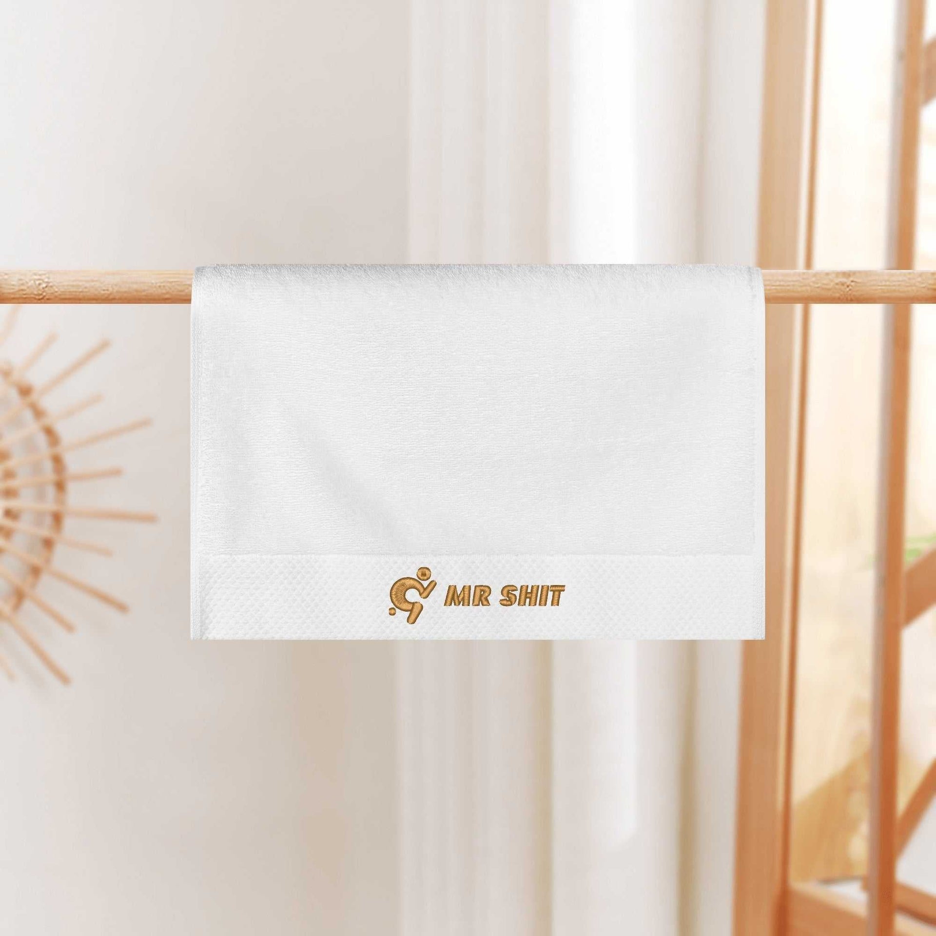 Gym Towels - Square Embroidered - Mr Shit - Gold Logo