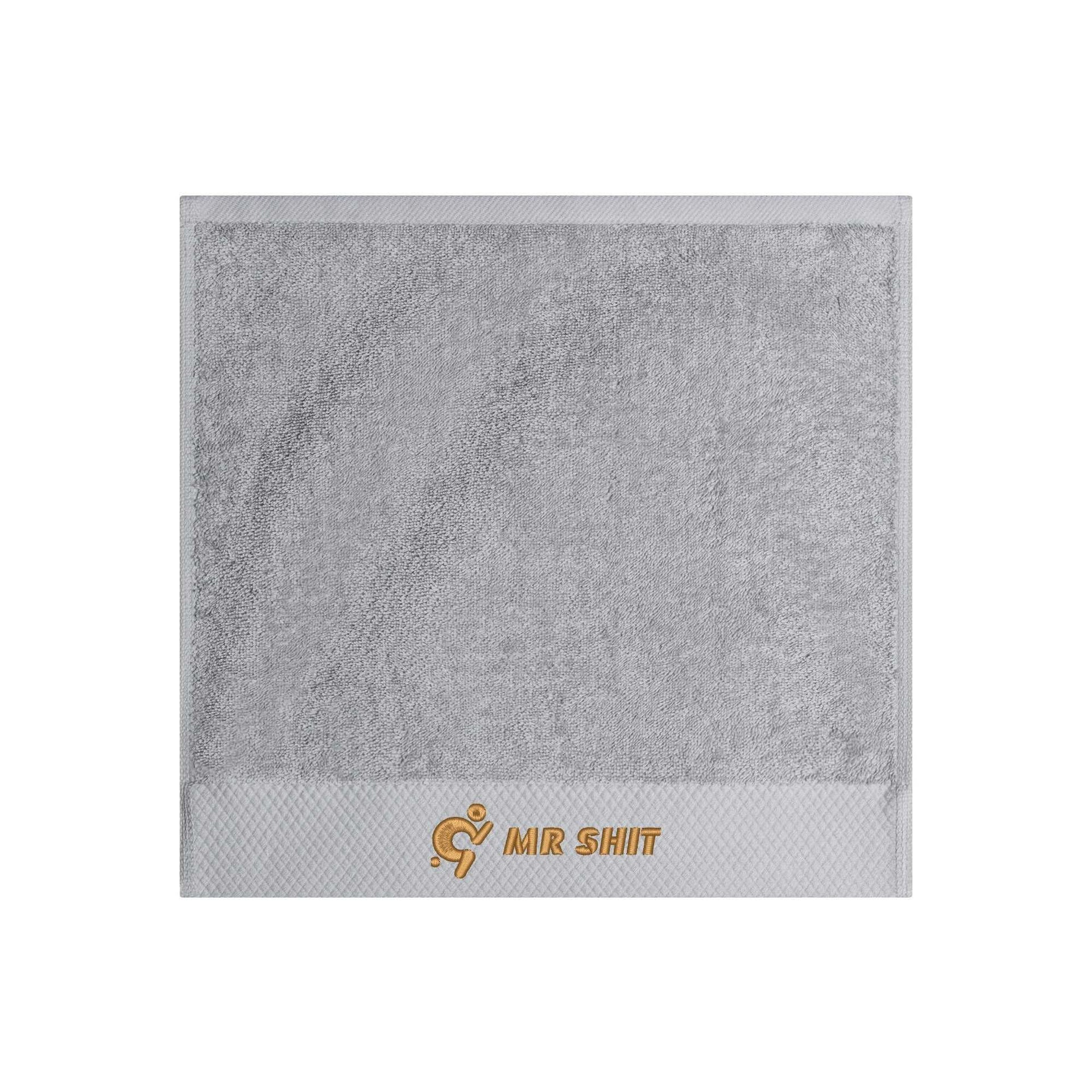 Gym Towels - Square Embroidered - Mr Shit - Gold Logo
