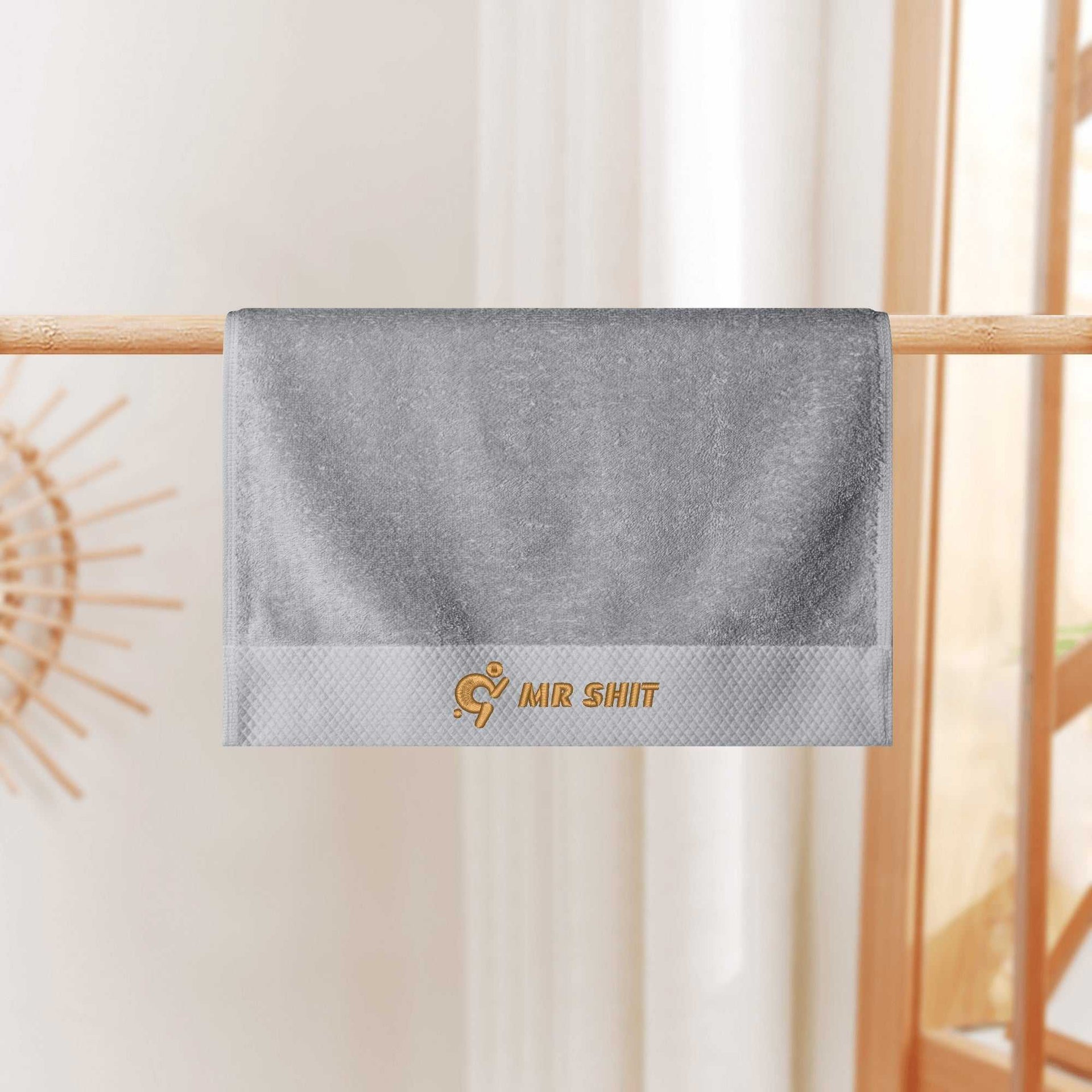 Gym Towels - Square Embroidered - Mr Shit - Gold Logo