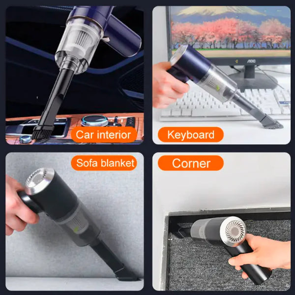 2-in-1 Wireless Car Vacuum & Blower 8000Pa 120W