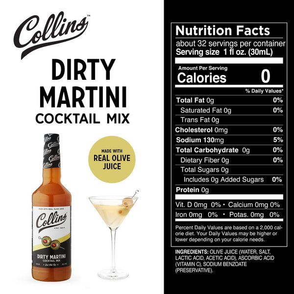 Dirty Martini Cocktail Mix 32 oz