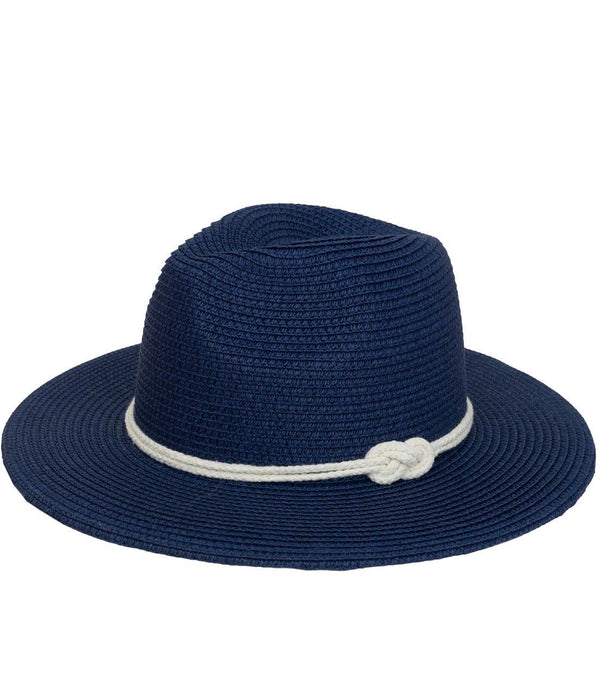 Magid Rope Brim Straw Panama Sun Hat