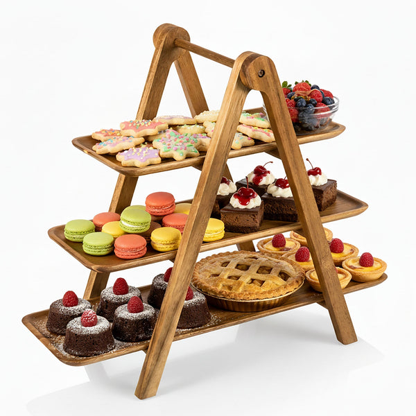 Serving Ladder 3 Tiered Serving Station Picnic Time Family of Brands