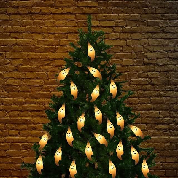 Halloween Cute Ghost LED String Lights Upholstery Lights