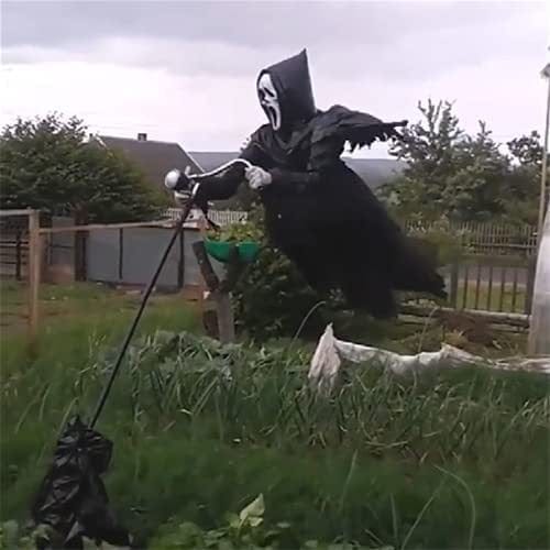 Halloween Decoration Tricky Props Skull Screaming Scarecrow Home Decor