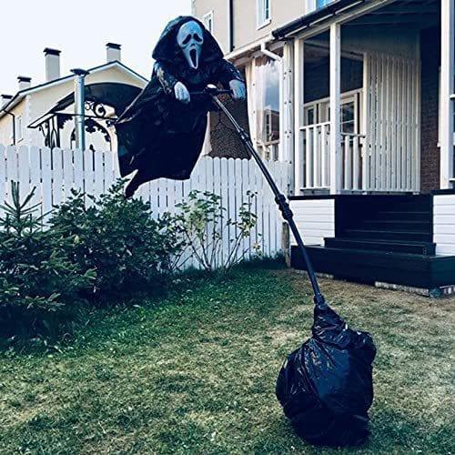 Halloween Decoration Tricky Props Skull Screaming Scarecrow Home Decor