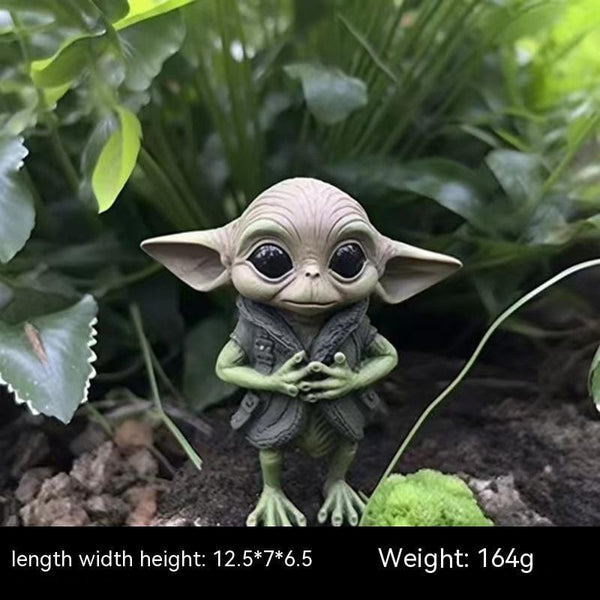 Halloween Garden Decoration Alien Statue for Outdoor Space ebasketonline