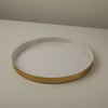 Halo Enamel Serving Tray - Large - Moonbeam White