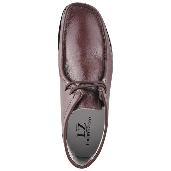 HAMARA JOE Rush Leather Desert Chukka Brown Casual Boots