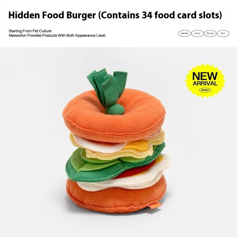 Hamburger Toy for Dogs