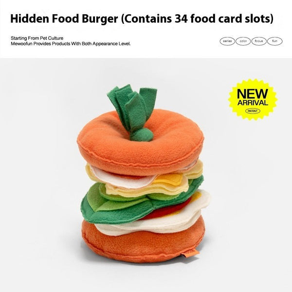 Hamburger Toy for Dogs