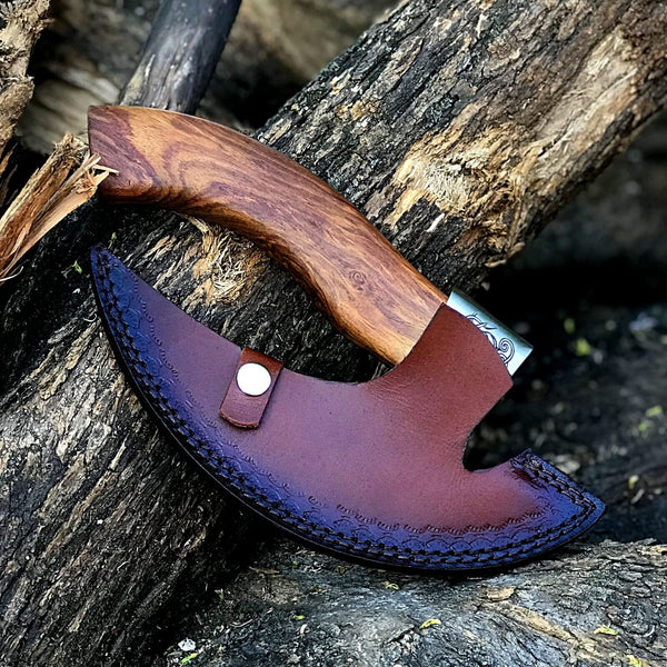 Custom Hand-Engraved Axe Pizza Cutter – 8