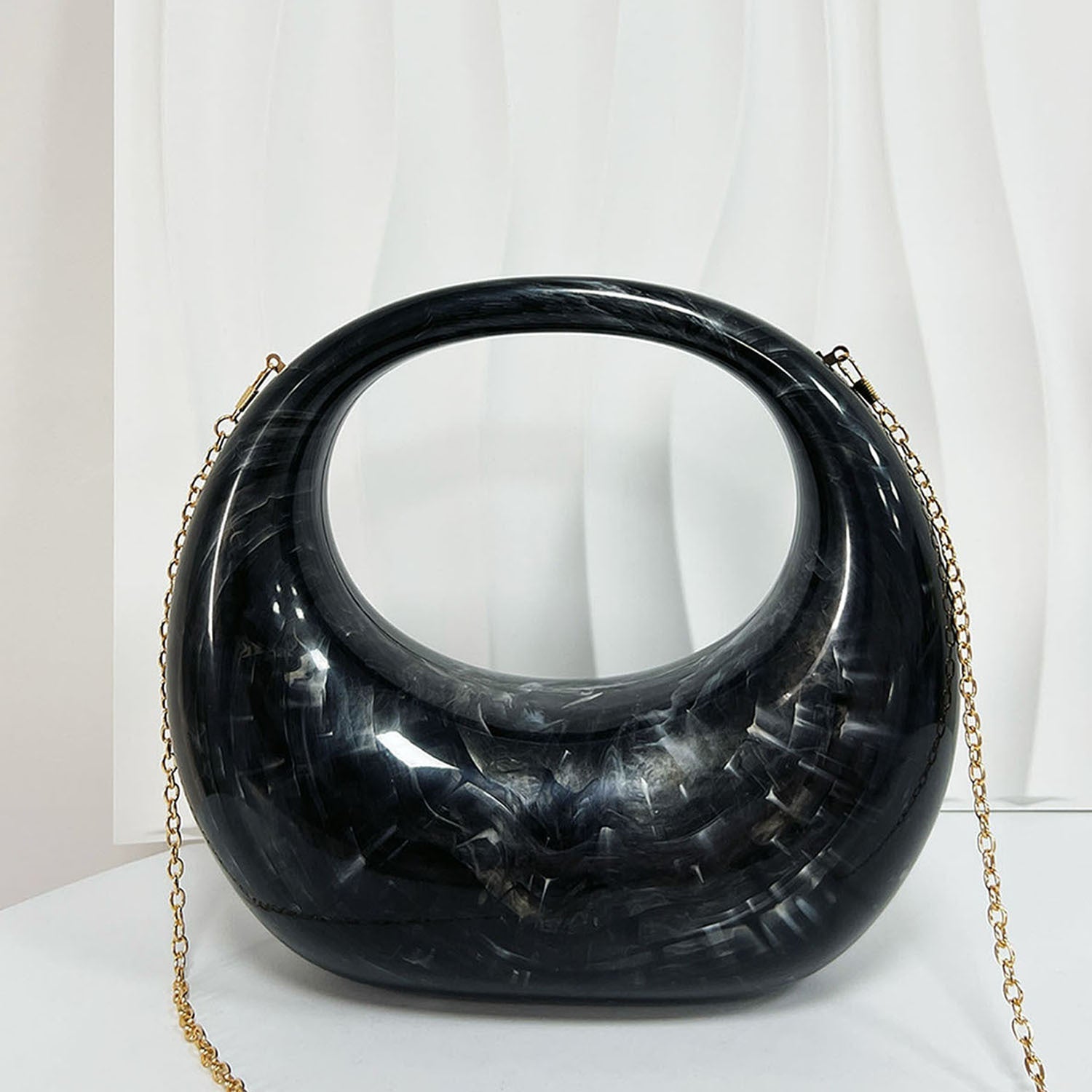 Handbag Stone patterned Banquet Bag Simple and Large Capacity