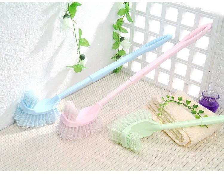 Handheld Toilet Cleaning Brush Household Toilet Cleaning Toilet Stain Powerful Stain Removal Brush Bathroom Accessories  Cleaning Tools For Bathroom Shower Sliding Door Tracks Kitchen Edge Corner Window Cleaning Brush
