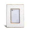 Rhythm Cycles Picture Frame White Resin Inlay 4x6 5x7 8x10 - 4x6