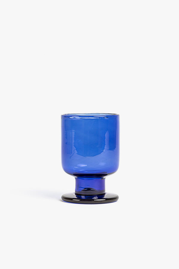 Handmade blown Glass Goblet Set of 2