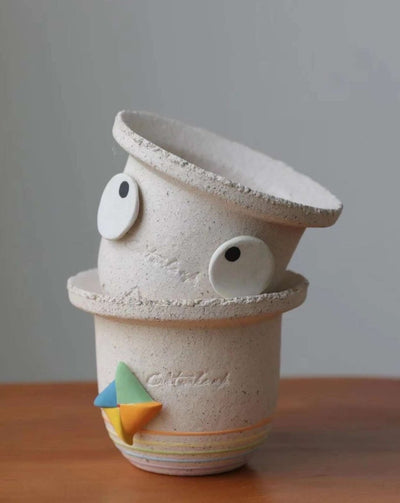 Handmade Contemporary Decorative Planters for Outdoor, Indoor, Front Yard