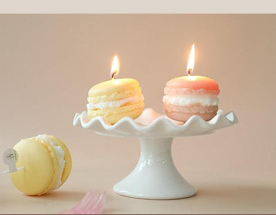 Handmade Lovely Macaron Candle Macaron Candles Scented Candle Cute Handmade Aromatherapy Candles Gifts For Women Home Decor Candle Scented Candles Aromatherapy Wedding Home Decoration Scented Candles INS Shooting Props