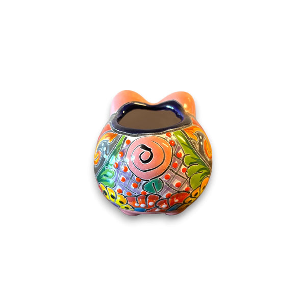 Mexican Talavera Pig Planter | Vibrant Handmade Ceramic Decor