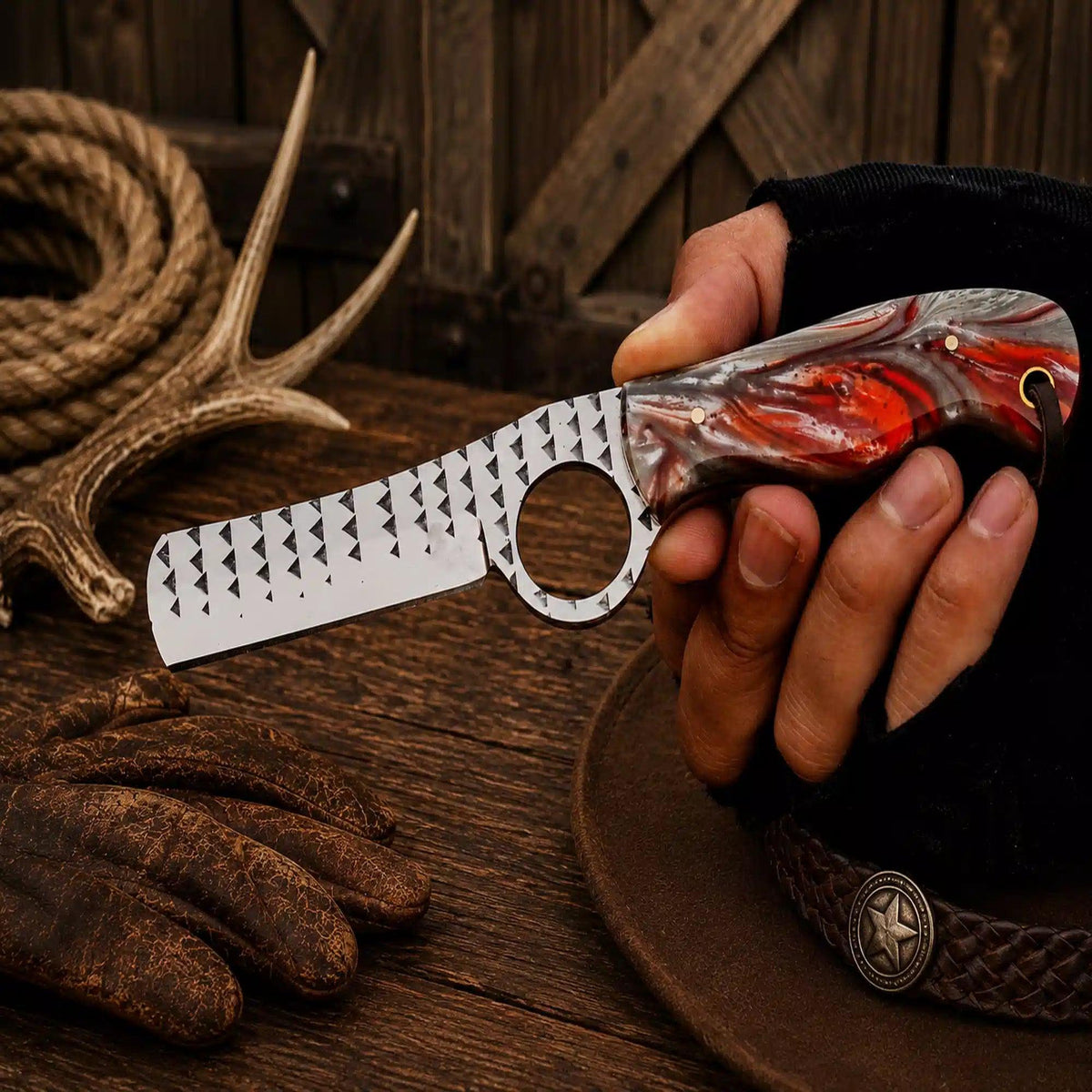 Cowboy Bull Cutter Knife – 3.75