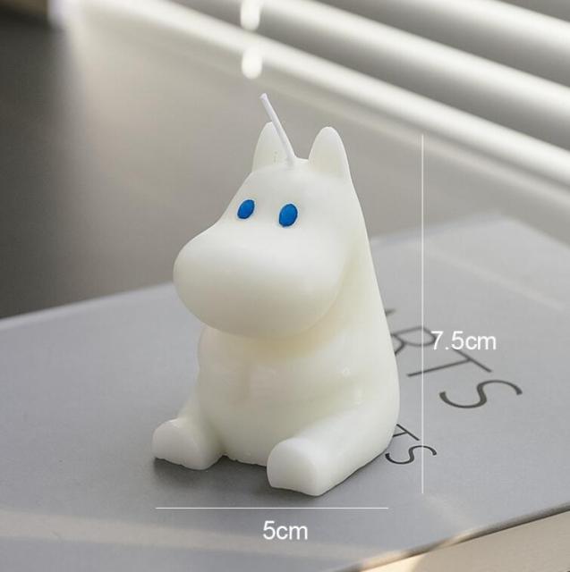 Handmade Scented Candles Creative Teddy Dog Candles Cute Bear Birthday Candles Bear Shaped Cool Candles Scented Funky Candles Aesthetic Candles Birthday Cake Decoration Cake Topper Decor For Baby ShoweAromatherapy Teddy Bear Shape Candle Gift