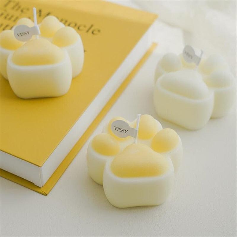 Handmade Scented Candles Creative Teddy Dog Candles Cute Bear Birthday Candles Bear Shaped Cool Candles Scented Funky Candles Aesthetic Candles Birthday Cake Decoration Cake Topper Decor For Baby ShoweAromatherapy Teddy Bear Shape Candle Gift