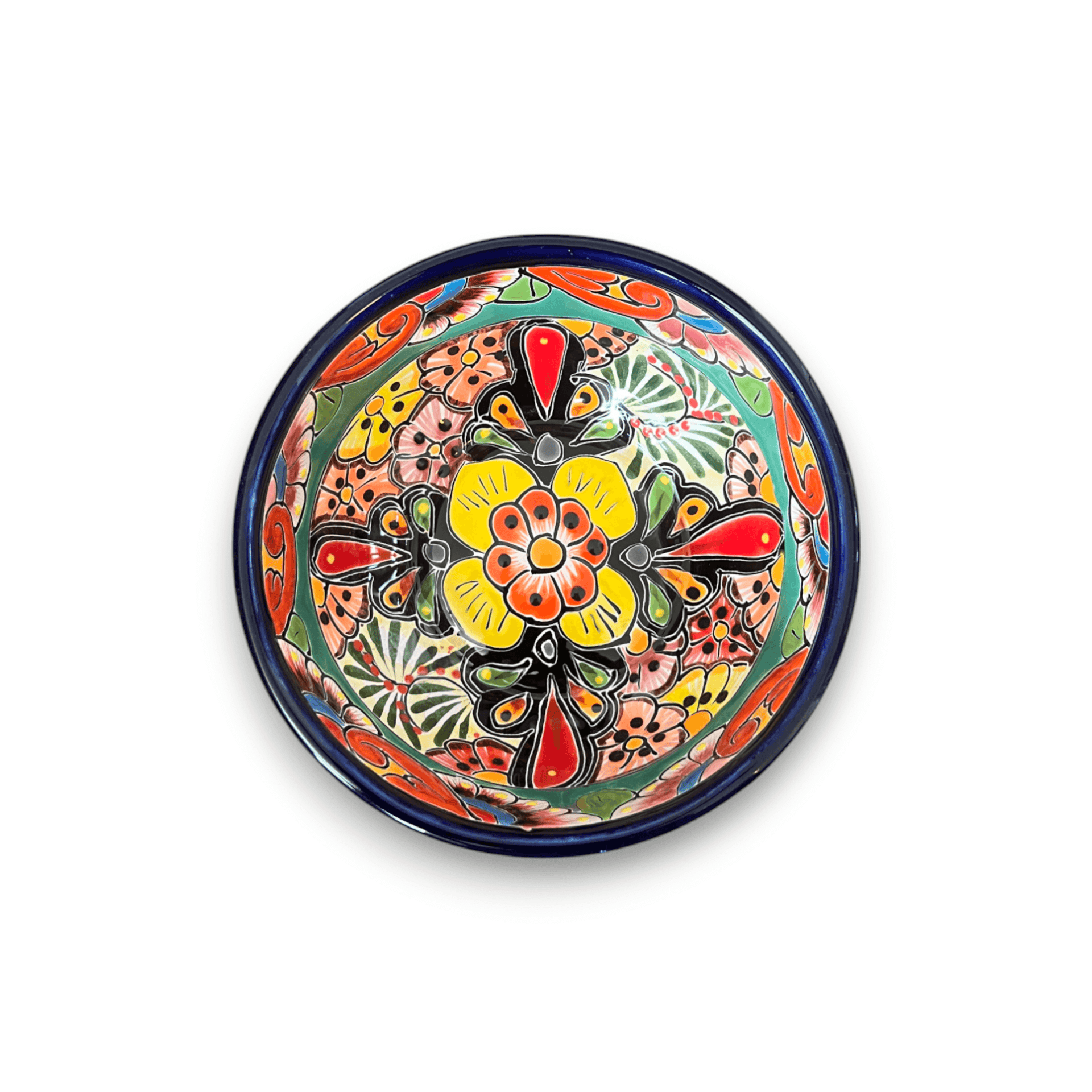 30-Piece Talavera Dinnerware Set | Colorful Tableware (Seats 6)