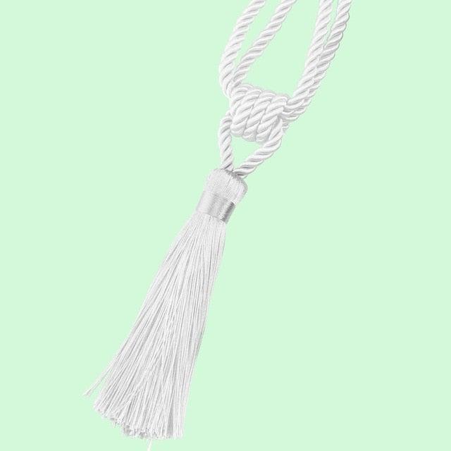 Handmade Tassel Curtain Tieback Room Accessories Gold Curtain Buckle Rope Home Decoration Holdback Window Fringe Curtain Tiebacks Hand-Woven Holdbacks Home Decorative Tassels Tiebacks