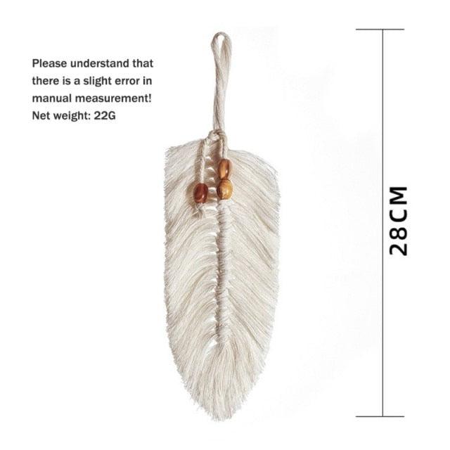 Handmade Wall Art Home Wall Decor Woven Hanging Tapestry Tassel Wind Chimes Wall Hanging Ornaments  Hand Macrame Wall  For Wall Wedding Living Room Gallery Patio Apartment Yard Decor