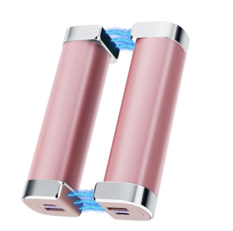 2 Packs Split-Magnetic Electric Reusable Handwarmer, 10000mAh & 360° Heating MAX 15 Hrs Warmth & 3 Levels Temp Portable USB Power Bank