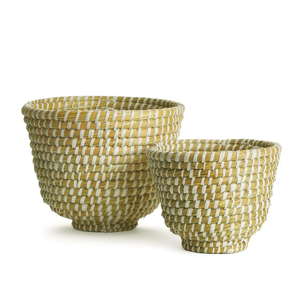 Handwoven Rivergrass Fruit Bowls (Set of 2)