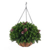 Cedar Pine Cone Artificial Hanging Basket 18in – UV Resistant