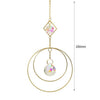 Hanging Sun Catcher Moon Light With Chain Pendant Ornament Crystal Balls  Catcher Wind-chime Rainbow Maker Crystal Hanging  Window Curtain Chandelier Outdoor Garden Home Decor Christmas Day Party Wedding Decoration - 4