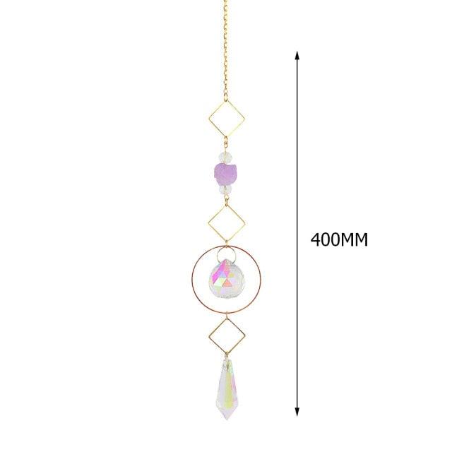 Hanging Sun Catcher Moon Light With Chain Pendant Ornament Crystal Balls  Catcher Wind-chime Rainbow Maker Crystal Hanging  Window Curtain Chandelier Outdoor Garden Home Decor Christmas Day Party Wedding Decoration