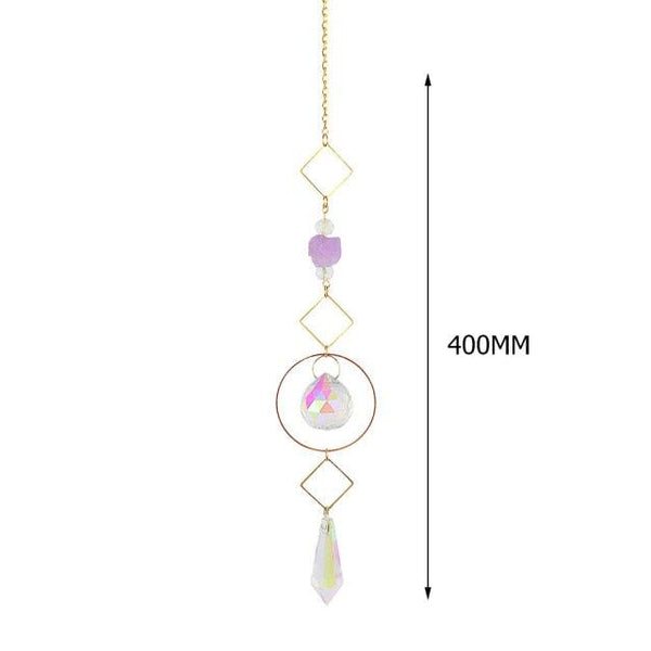 Hanging Sun Catcher Moon Light With Chain Pendant Ornament Crystal Balls  Catcher Wind-chime Rainbow Maker Crystal Hanging  Window Curtain Chandelier Outdoor Garden Home Decor Christmas Day Party Wedding Decoration