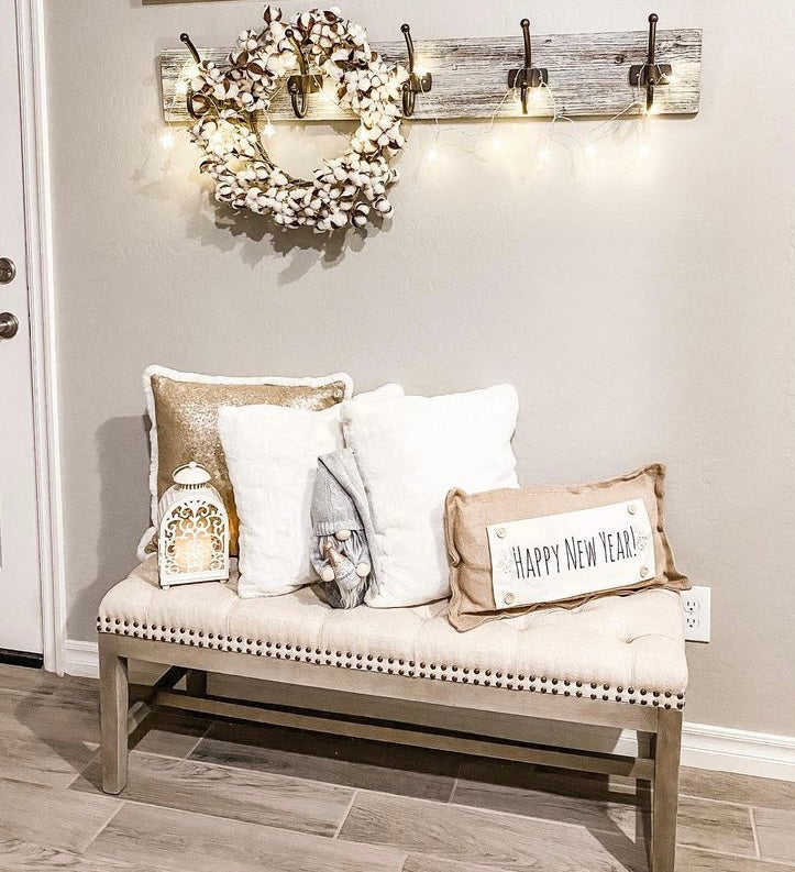 COVER ONLY: RECTANGLE BURLAP PILLOW COVER (no insert)