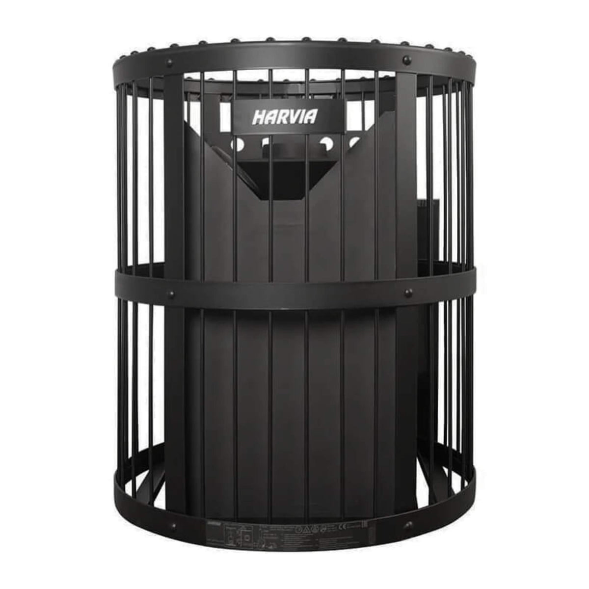 Harvia Legend Duo Wood Burning Sauna Stove/Fireplace Combo With Sauna Stones (SAK30749)